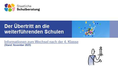 Flyer häufig gestellte Fragen Übertritt