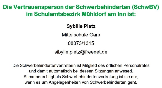 Schwerbehindertenvertretung